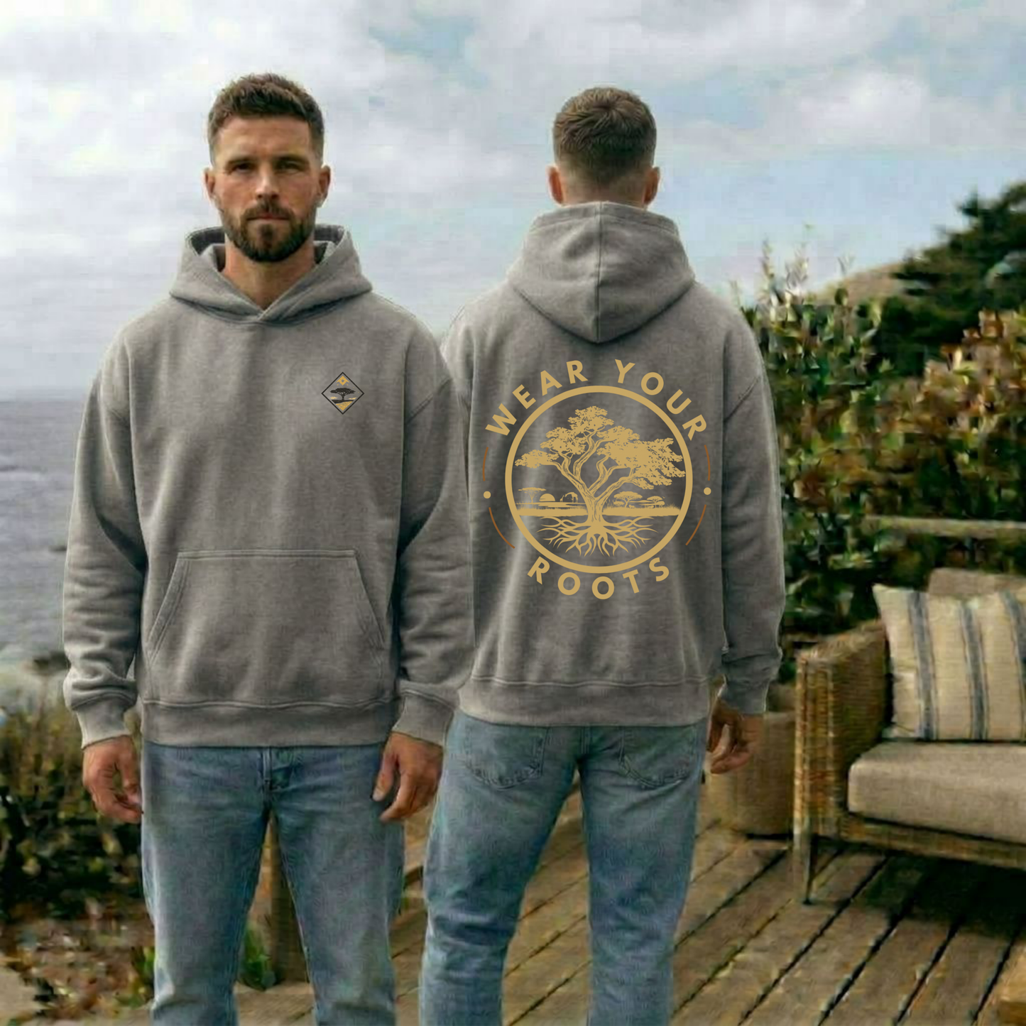Rooted Essentials Vintage Hoodie - Men’s