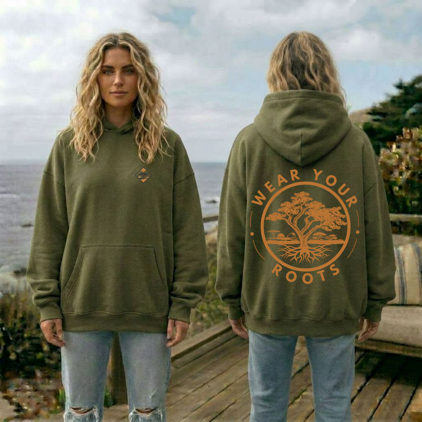 Rooted Essentials Oversize Hoodie - Women’s