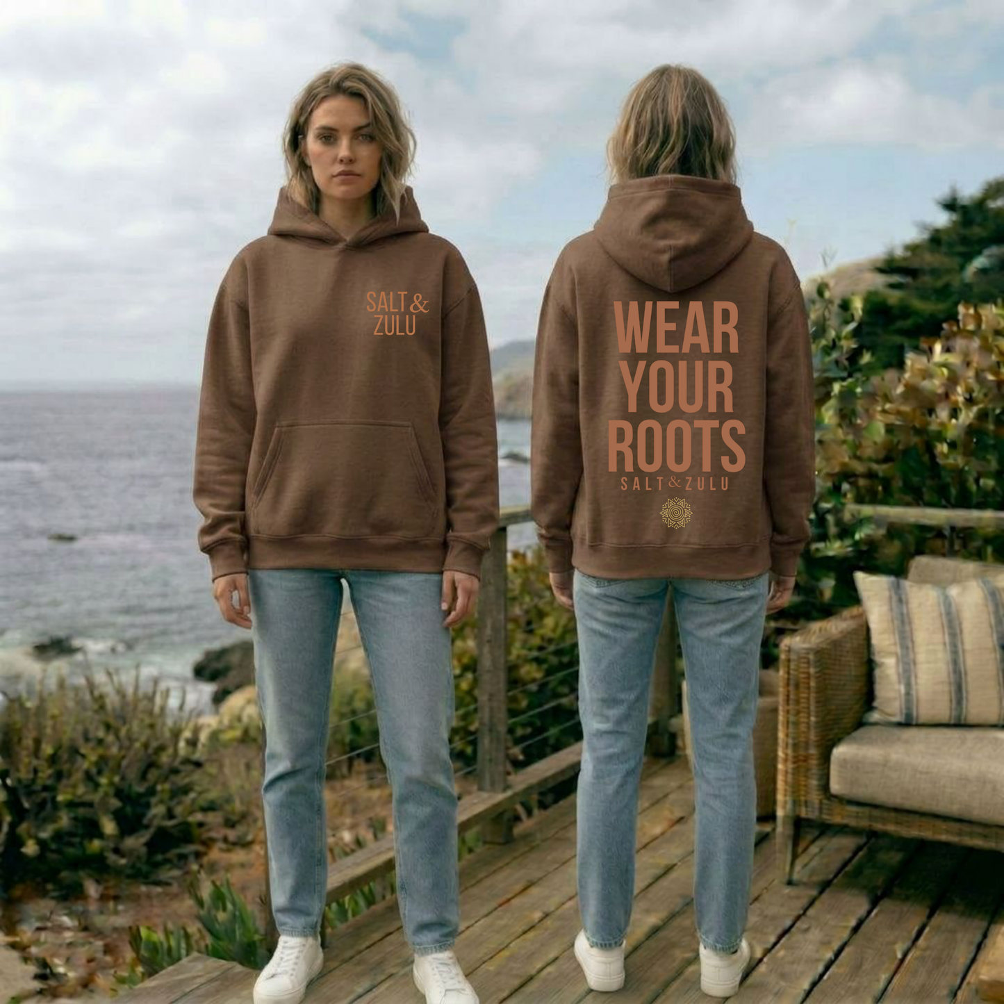 Wear Your Roots Box Hoodie - Women’s