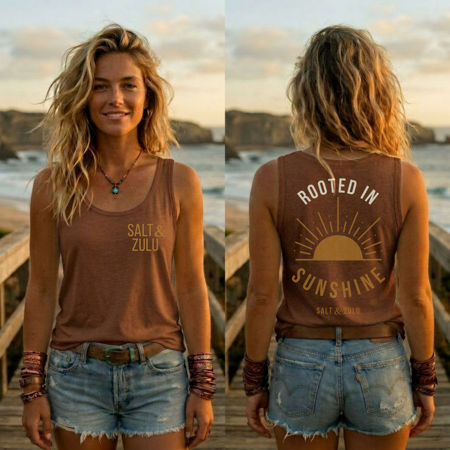 Rooted in Sunshine Tank - Women’s