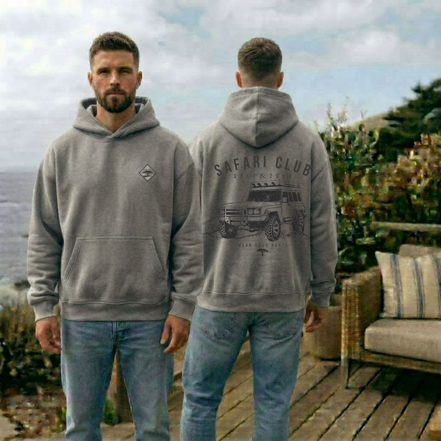 Safari Club Vintage Hoodies - Men’s
