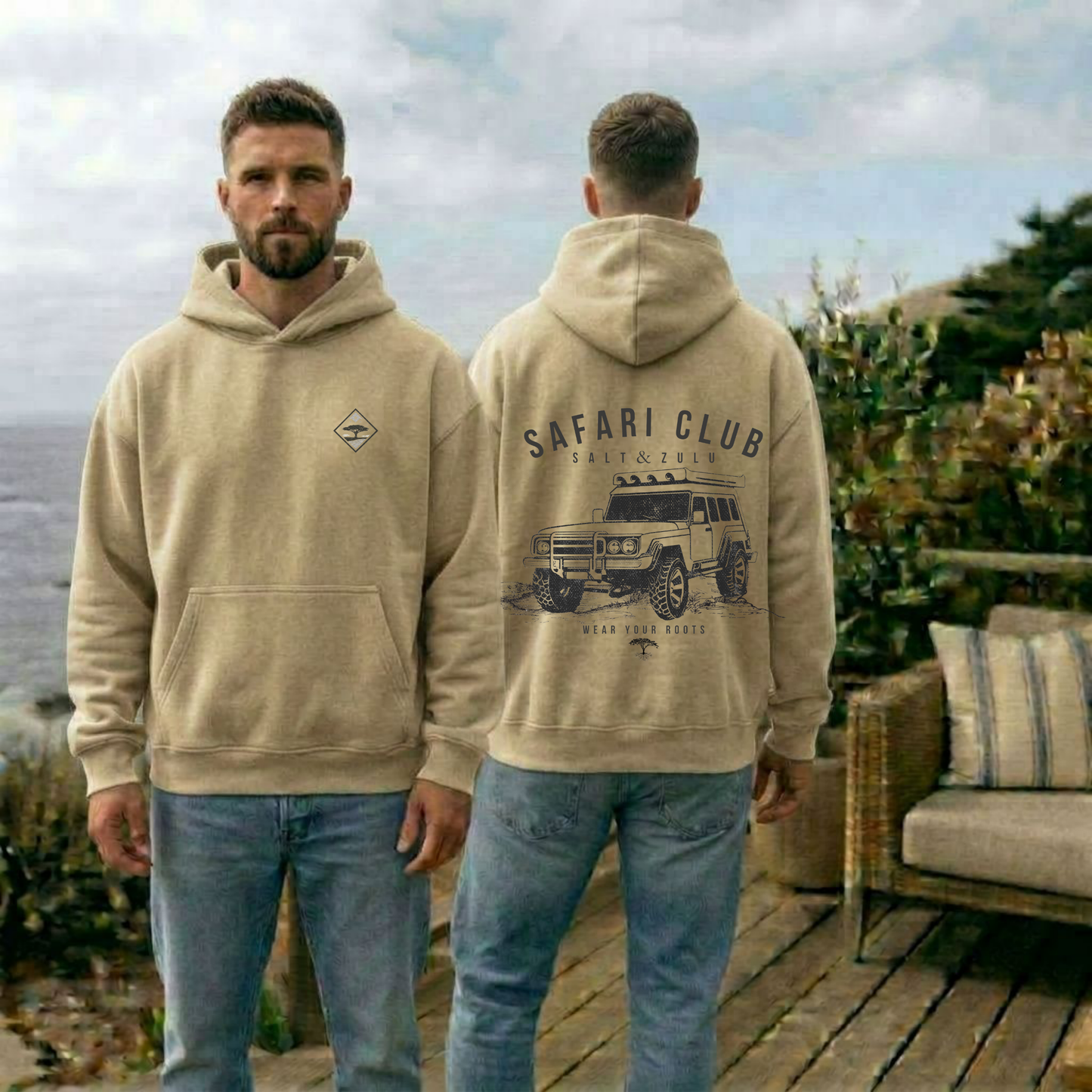 Safari Club Vintage Hoodies - Men’s
