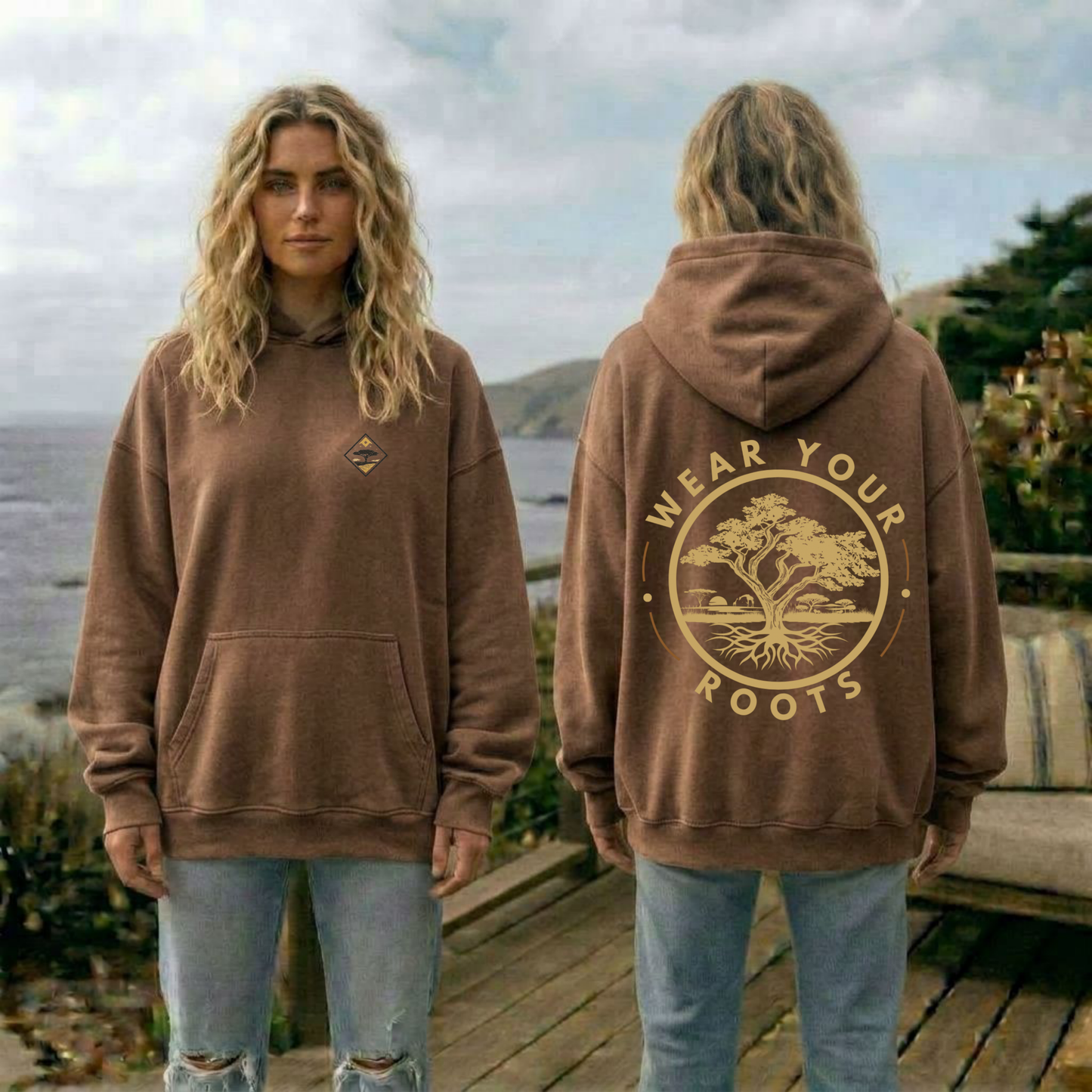 Rooted Essentials Oversize Hoodie - Women’s