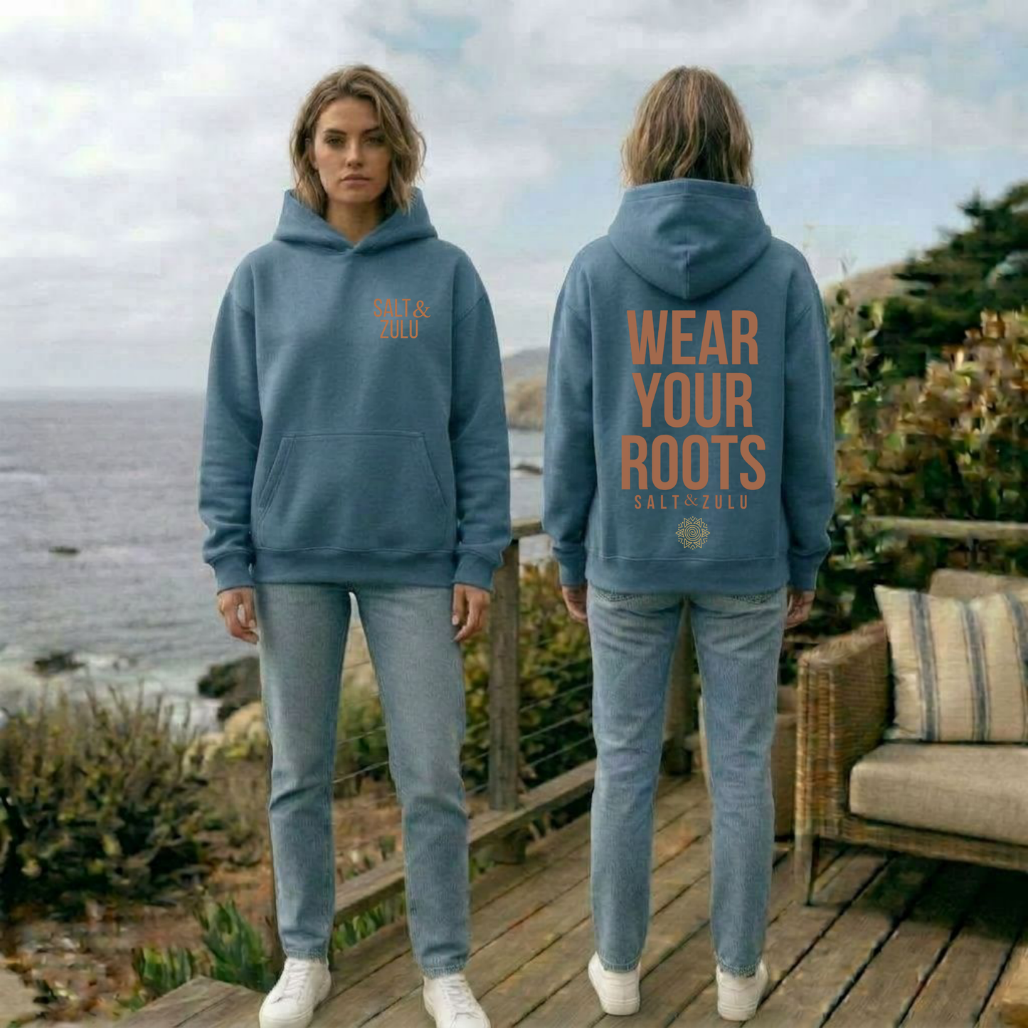 Wear Your Roots Box Hoodie - Women’s