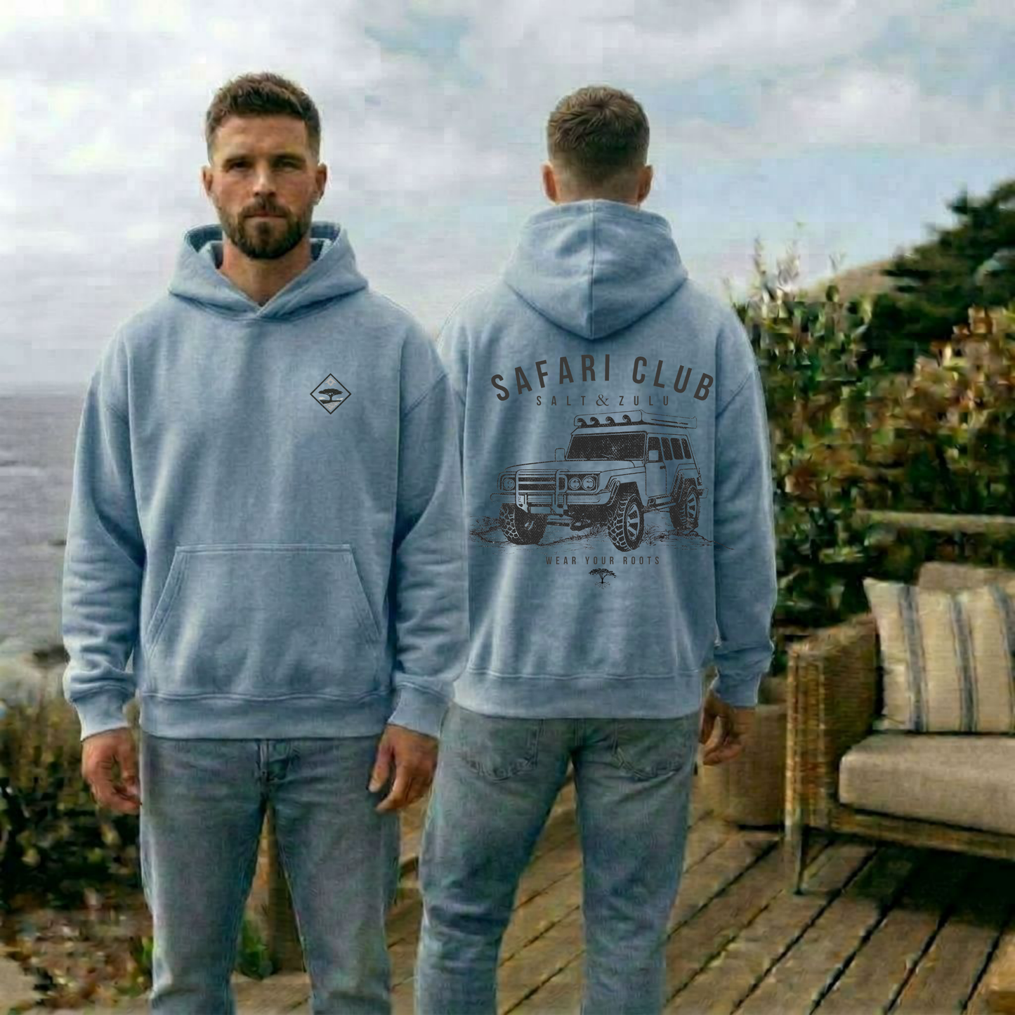 Safari Club Vintage Hoodies - Men’s