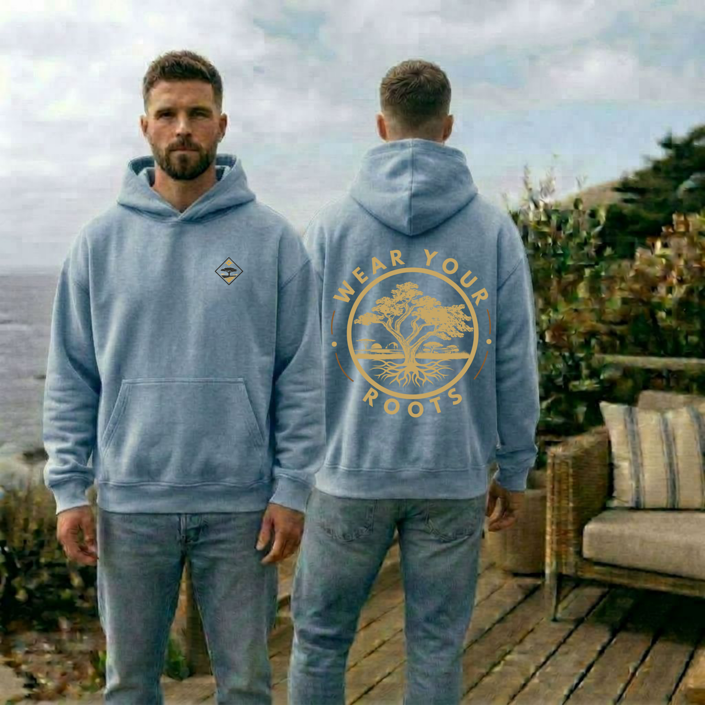 Rooted Essentials Vintage Hoodie - Men’s