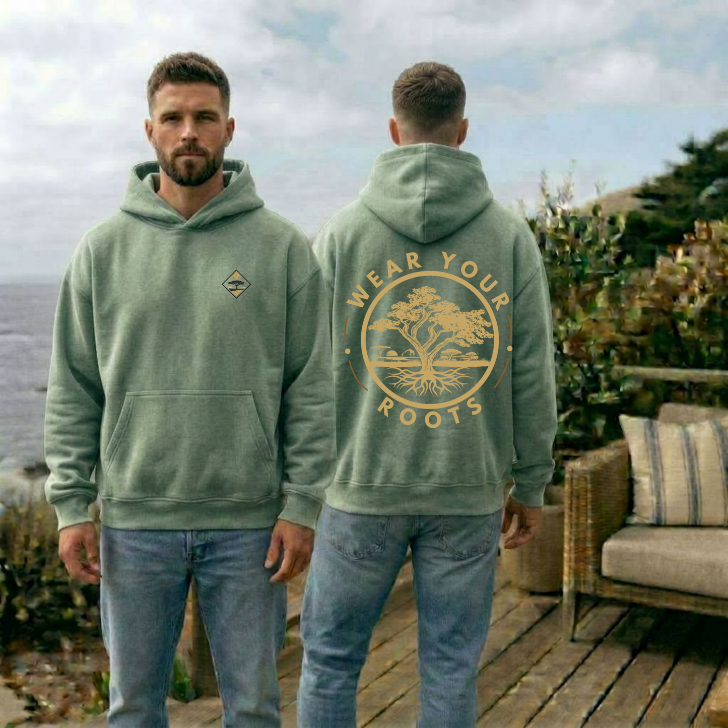 Rooted Essentials Vintage Hoodie - Men’s