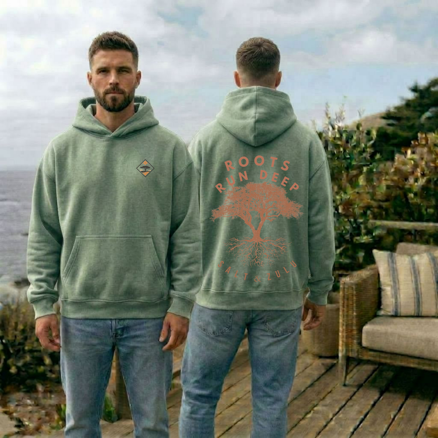 Roots Run Deep Vintage Hoodie - Men’s