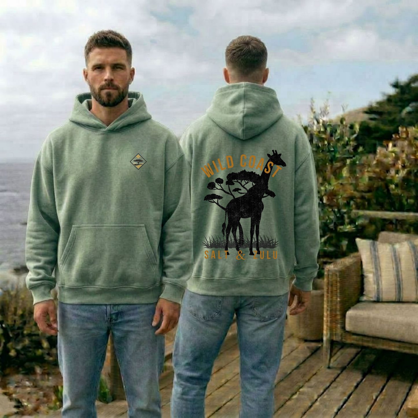Wild Coast Vintage Hoodie - Men’s