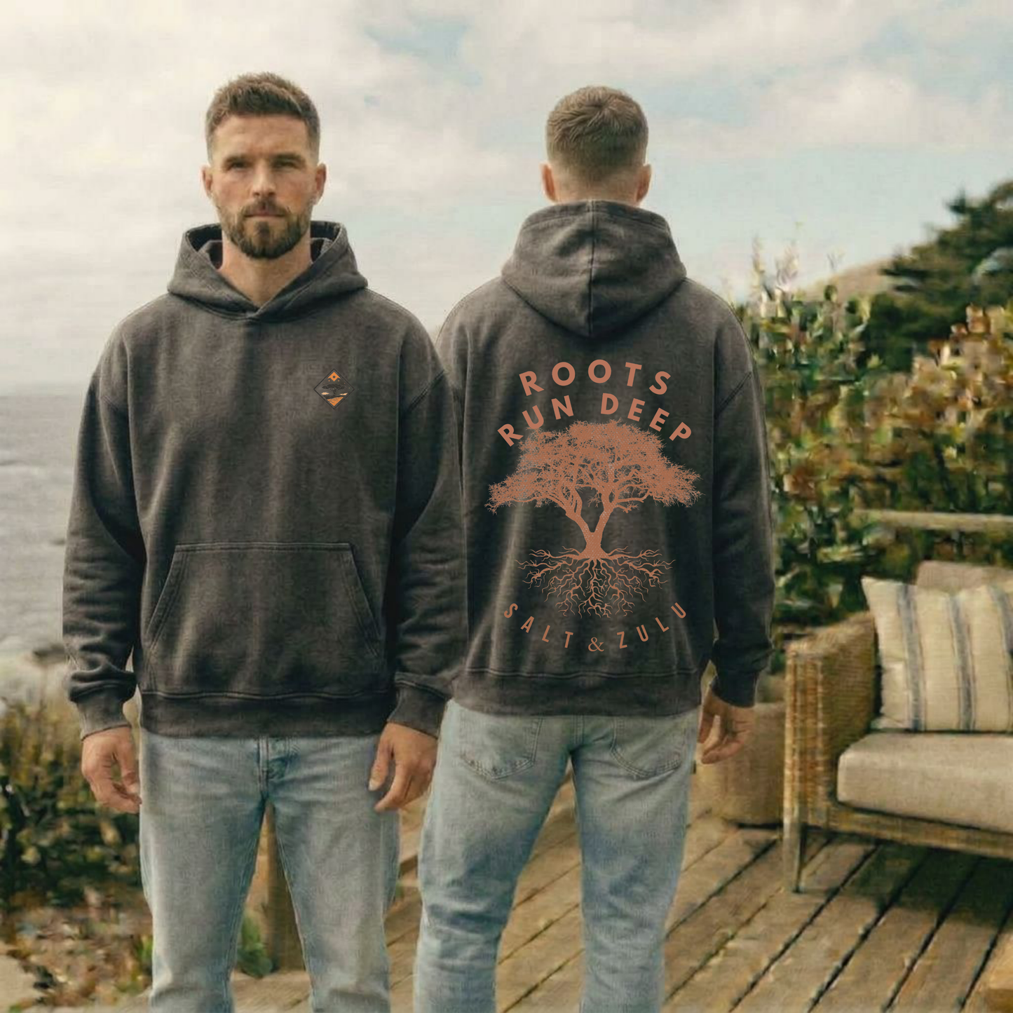 Roots Run Deep Vintage Hoodie - Men’s