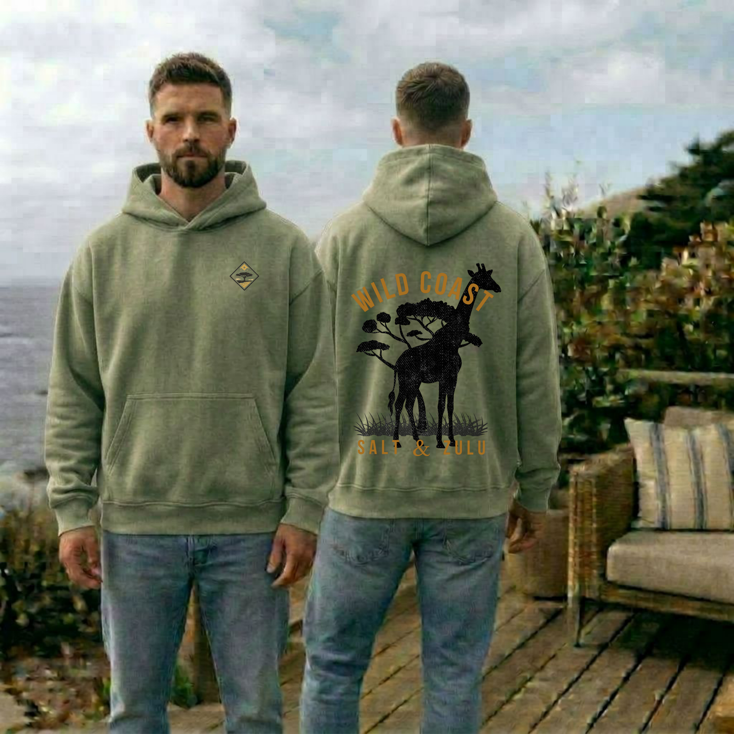 Wild Coast Vintage Hoodie - Men’s