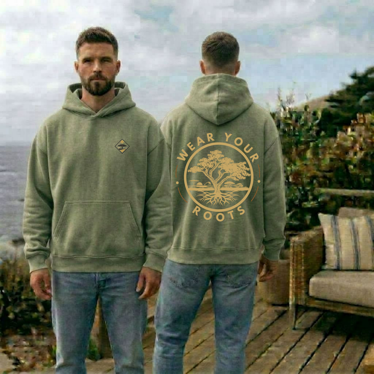 Rooted Essentials Vintage Hoodie - Men’s