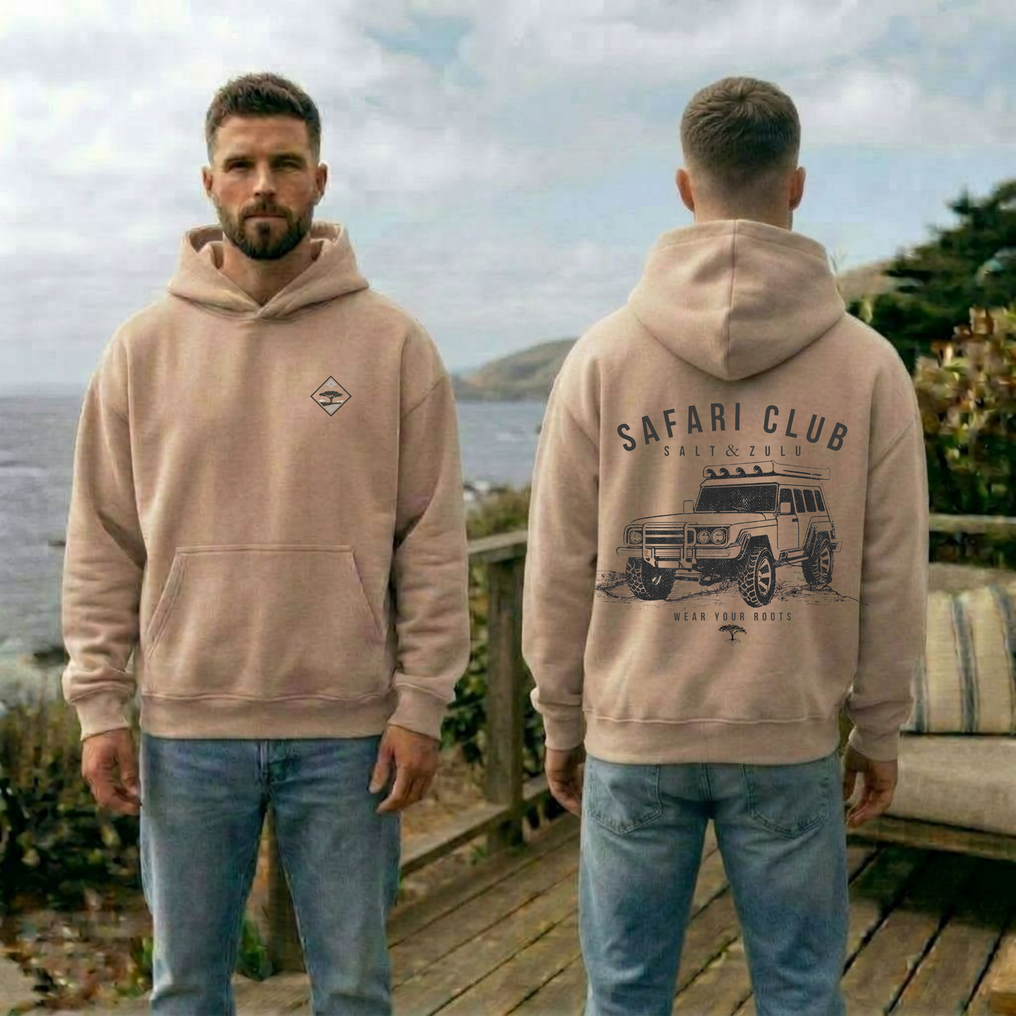 Safari Club Vintage Hoodies - Men’s