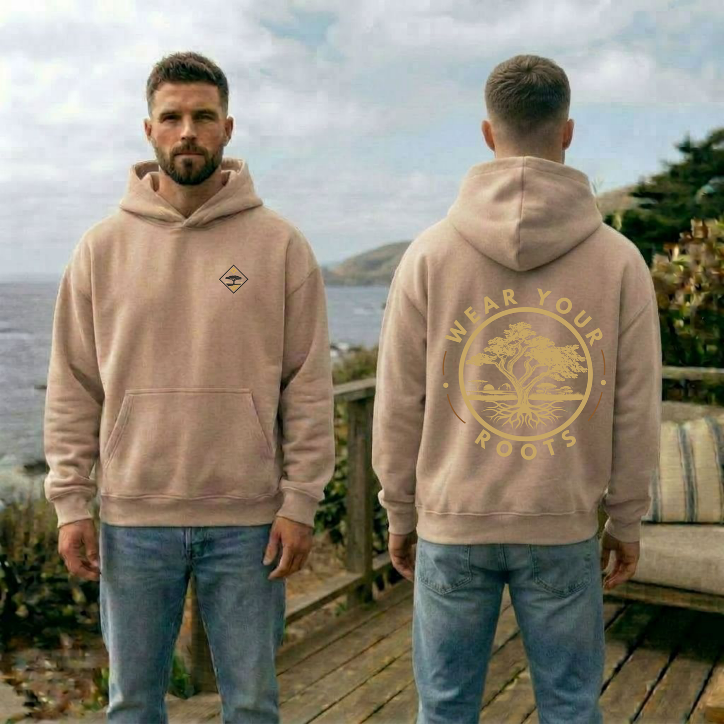 Rooted Essentials Vintage Hoodie - Men’s