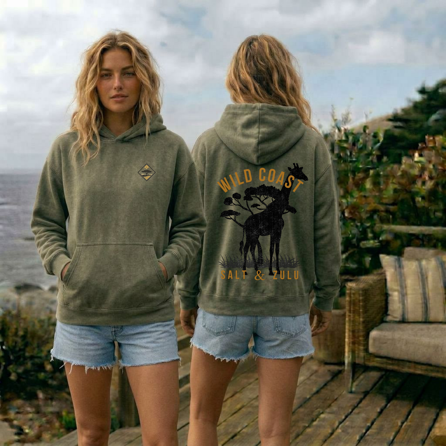 Wild Coast Vintage Hoodie - Women’s