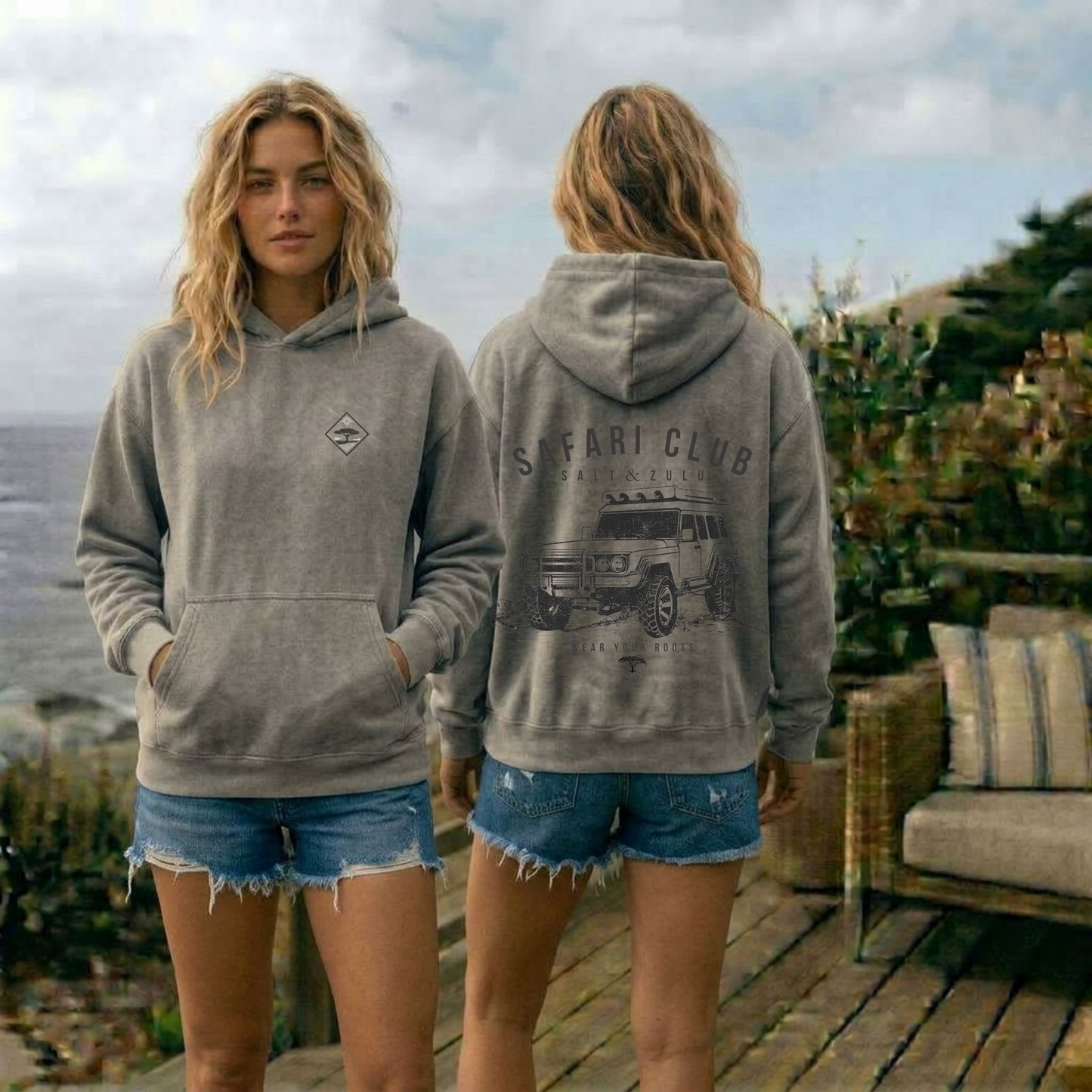 Safari Club Vintage Hoodie - Women’s