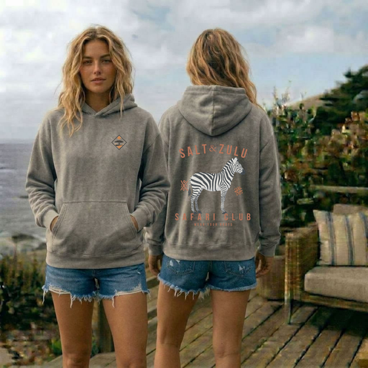 Salt & Zulu Safari Club Vintage Hoodie - Women’s