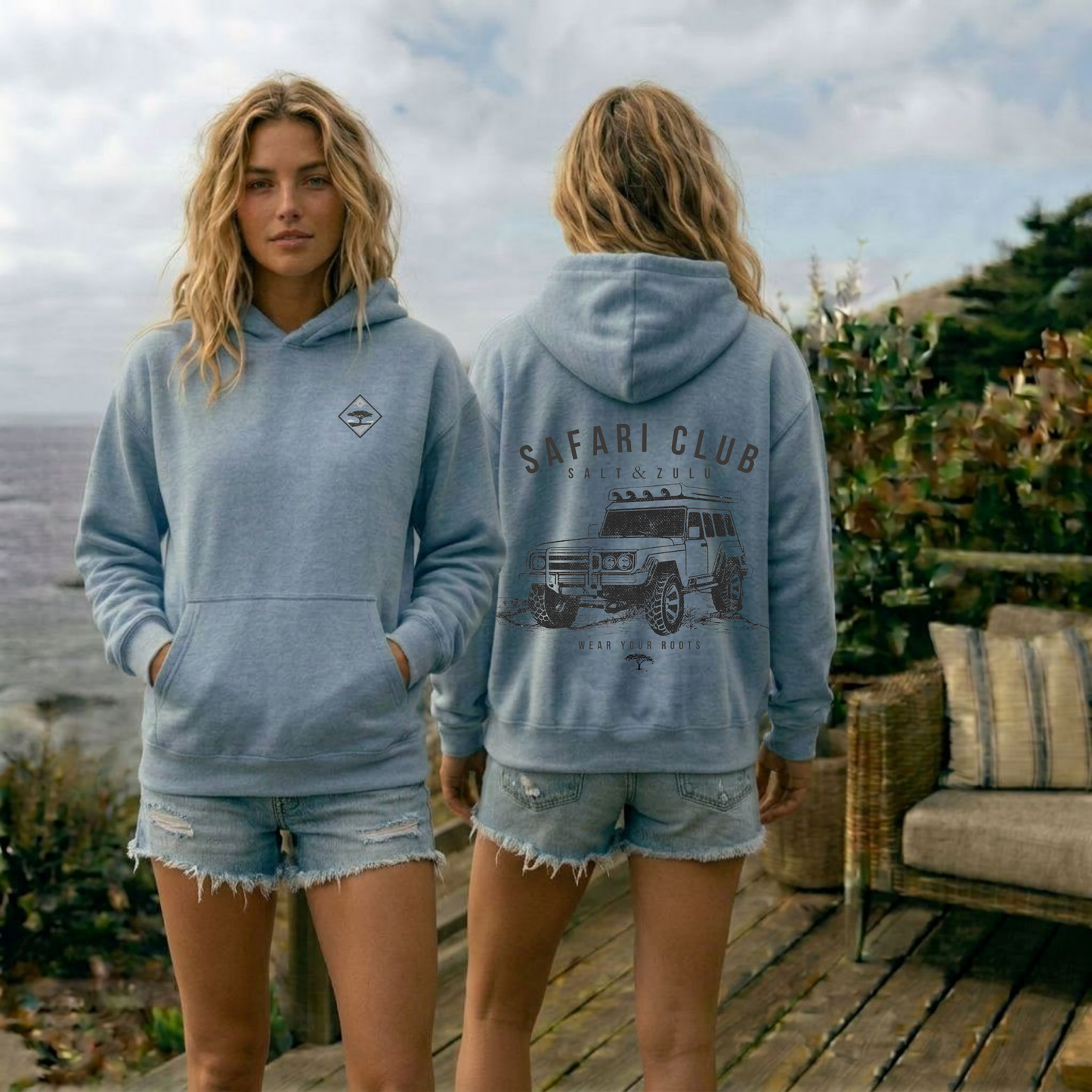 Safari Club Vintage Hoodie - Women’s