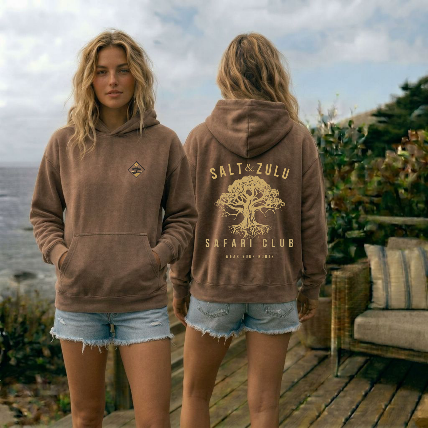 Salt & Zulu Vintage Tree Hoodie - Women’s
