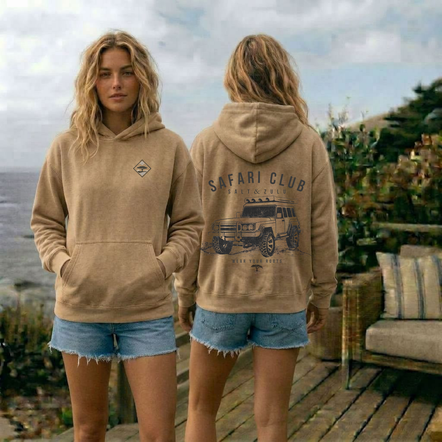 Safari Club Vintage Hoodie - Women’s