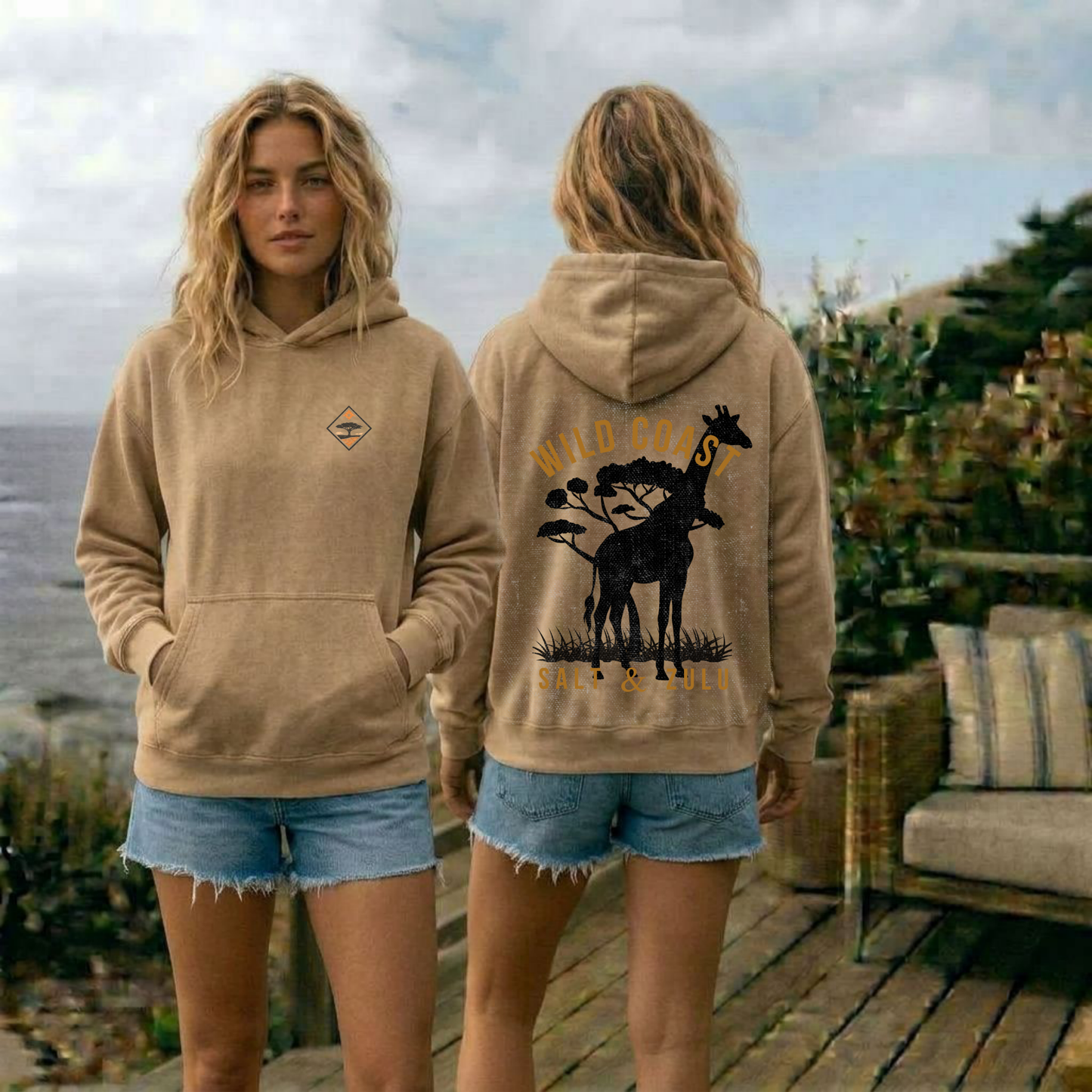 Wild Coast Vintage Hoodie - Women’s
