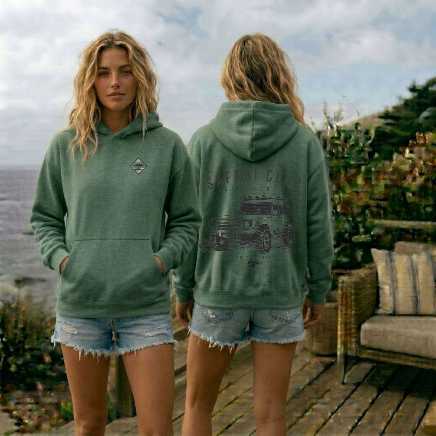 Safari Club Vintage Hoodie - Women’s