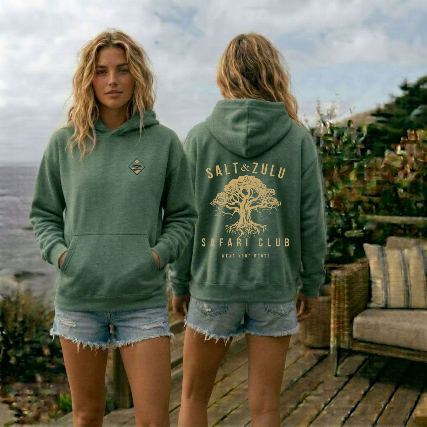 Salt & Zulu Vintage Tree Hoodie - Women’s