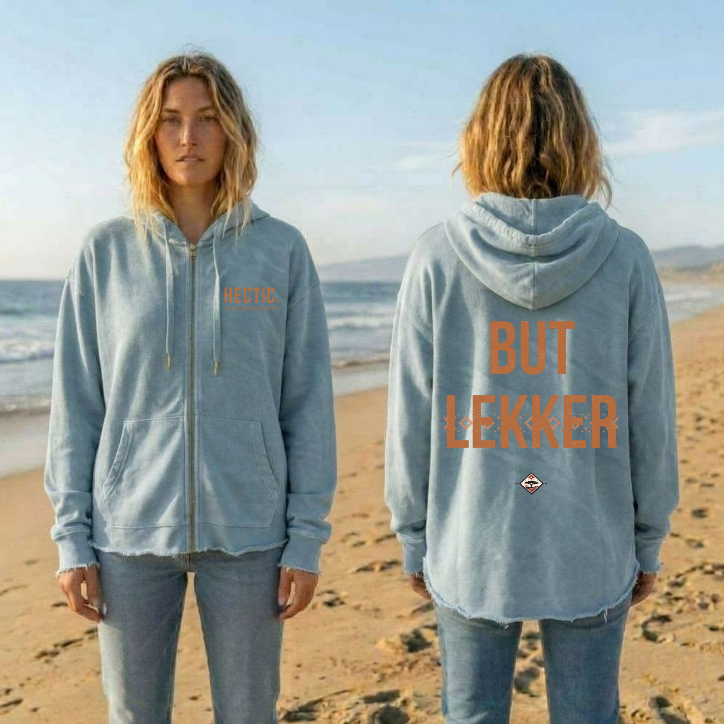 Hectic But Lekker Wave Wash - Women’s Hoodie