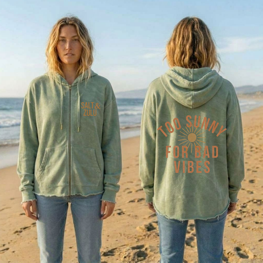 Too Sunny Wave Wash - Women’s Hoodie