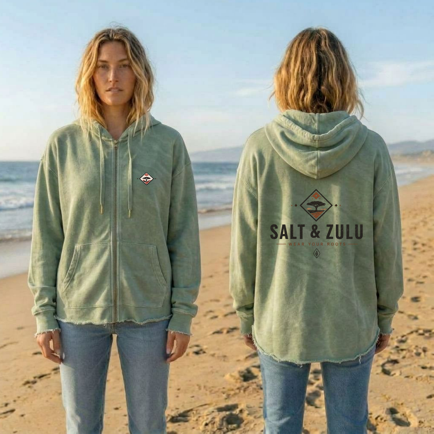 Salt & Zulu Wave Wash - Women’s Hoodie