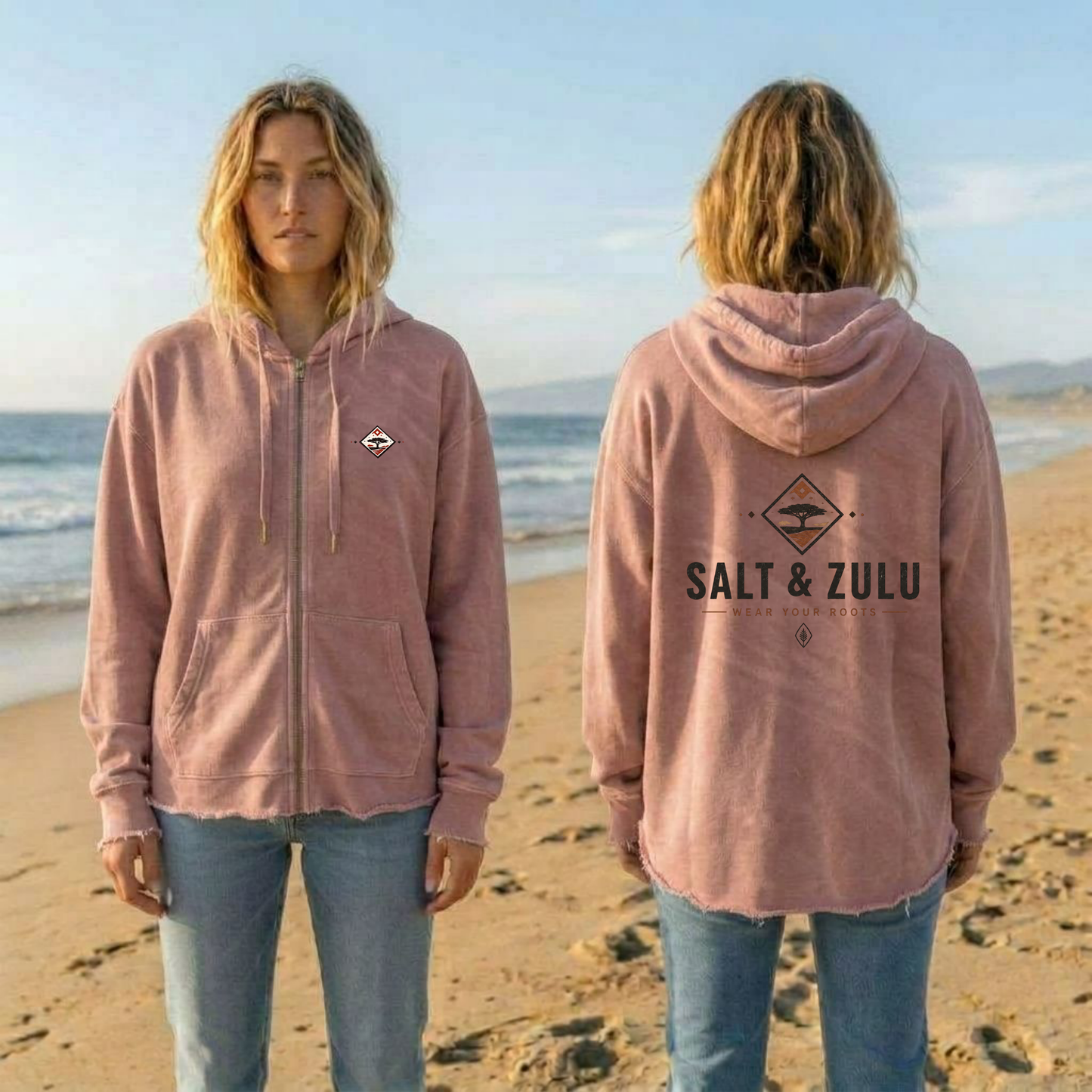 Salt & Zulu Wave Wash - Women’s Hoodie