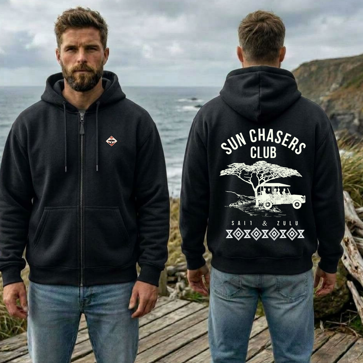 Sun Chasers Club Zip Hoodie - Men’s
