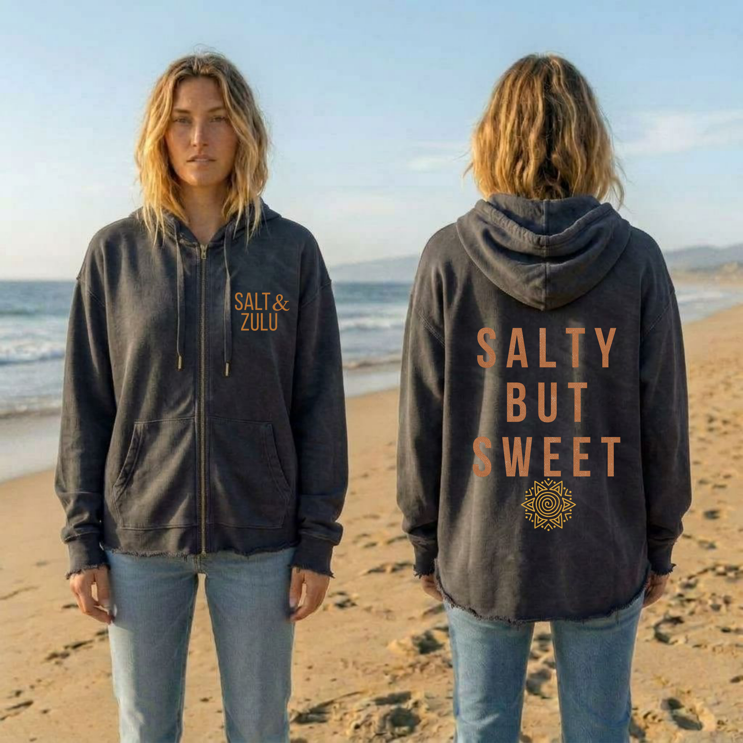 Salty But Sweet Wave Wash - Women’s Hoodie