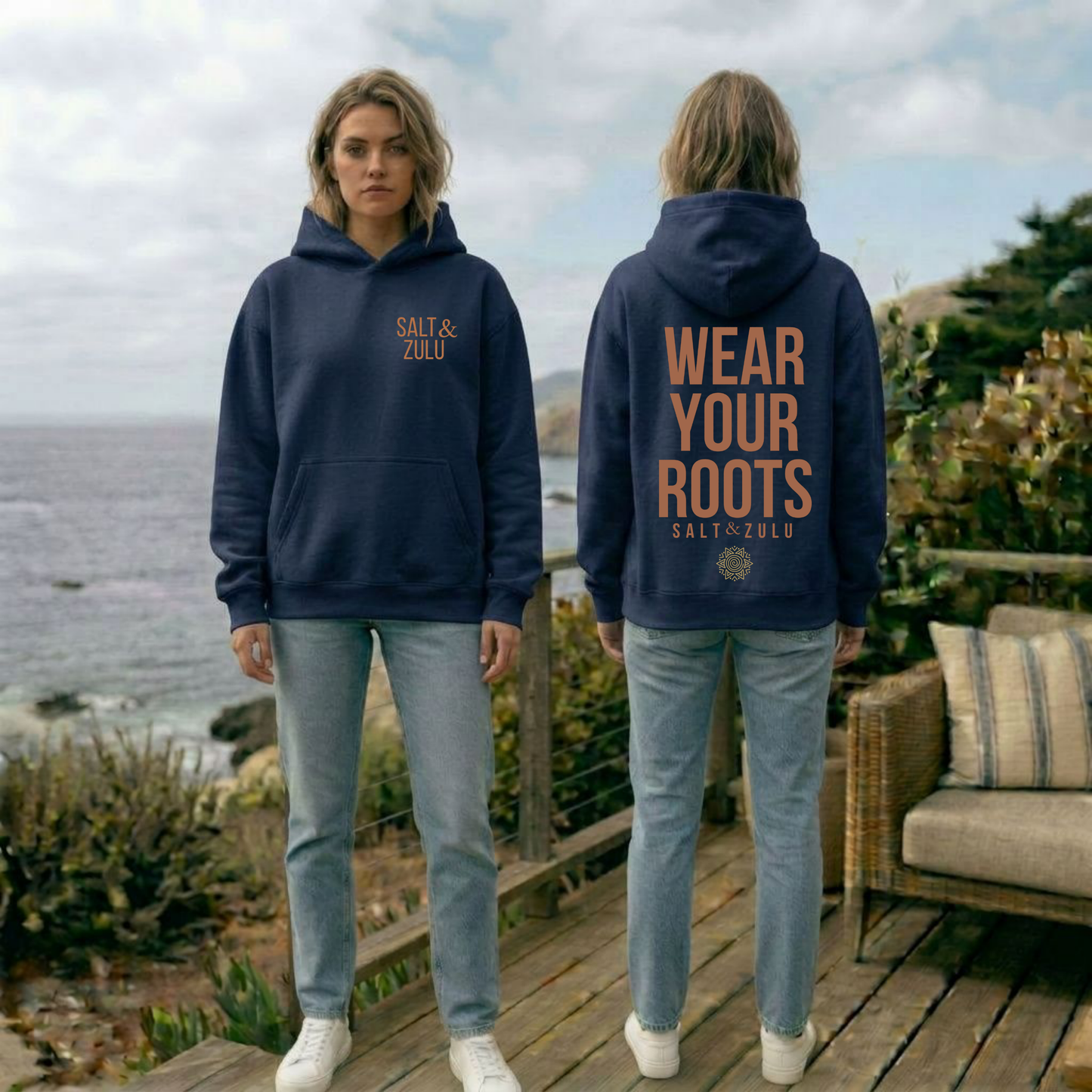 Wear Your Roots Box Hoodie - Women’s