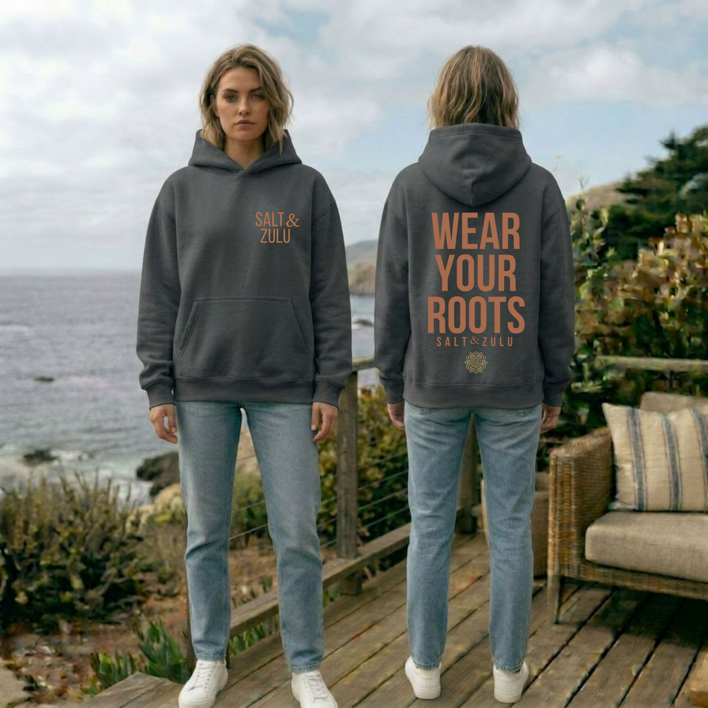 Wear Your Roots Box Hoodie - Women’s