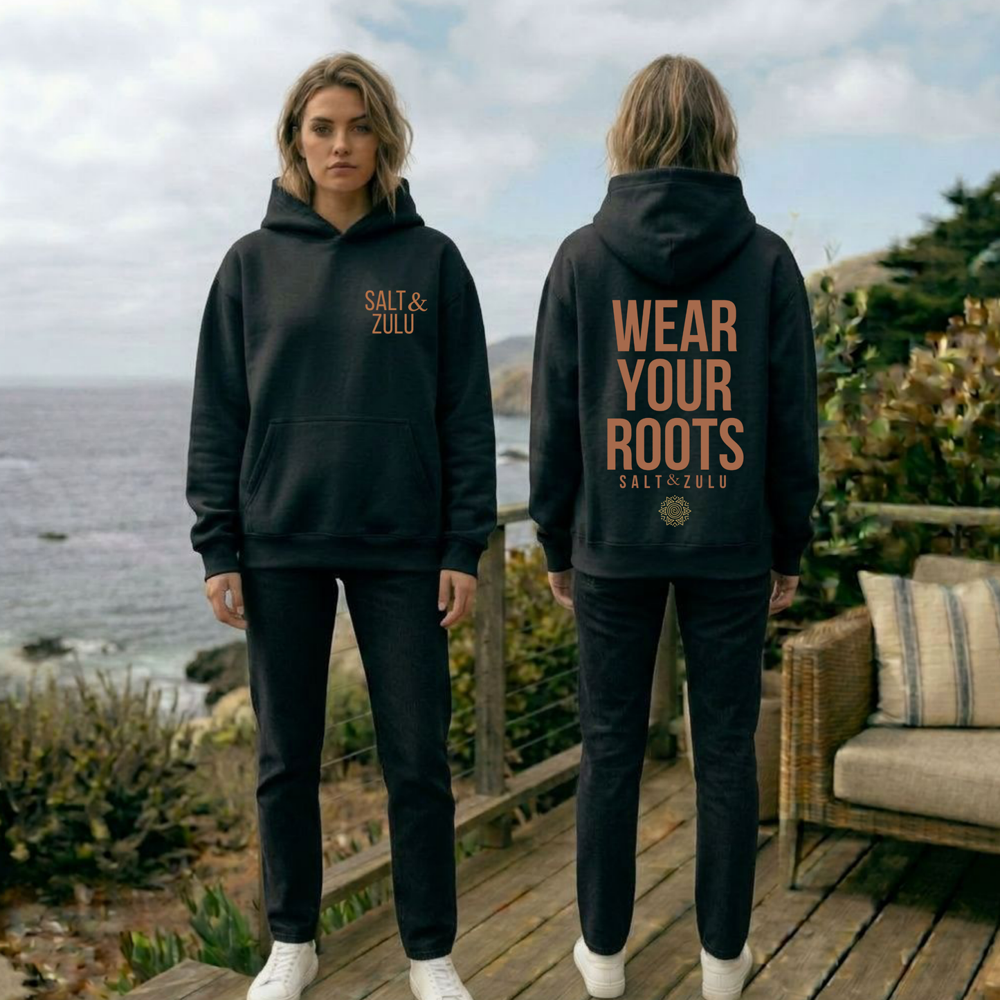 Wear Your Roots Box Hoodie - Women’s