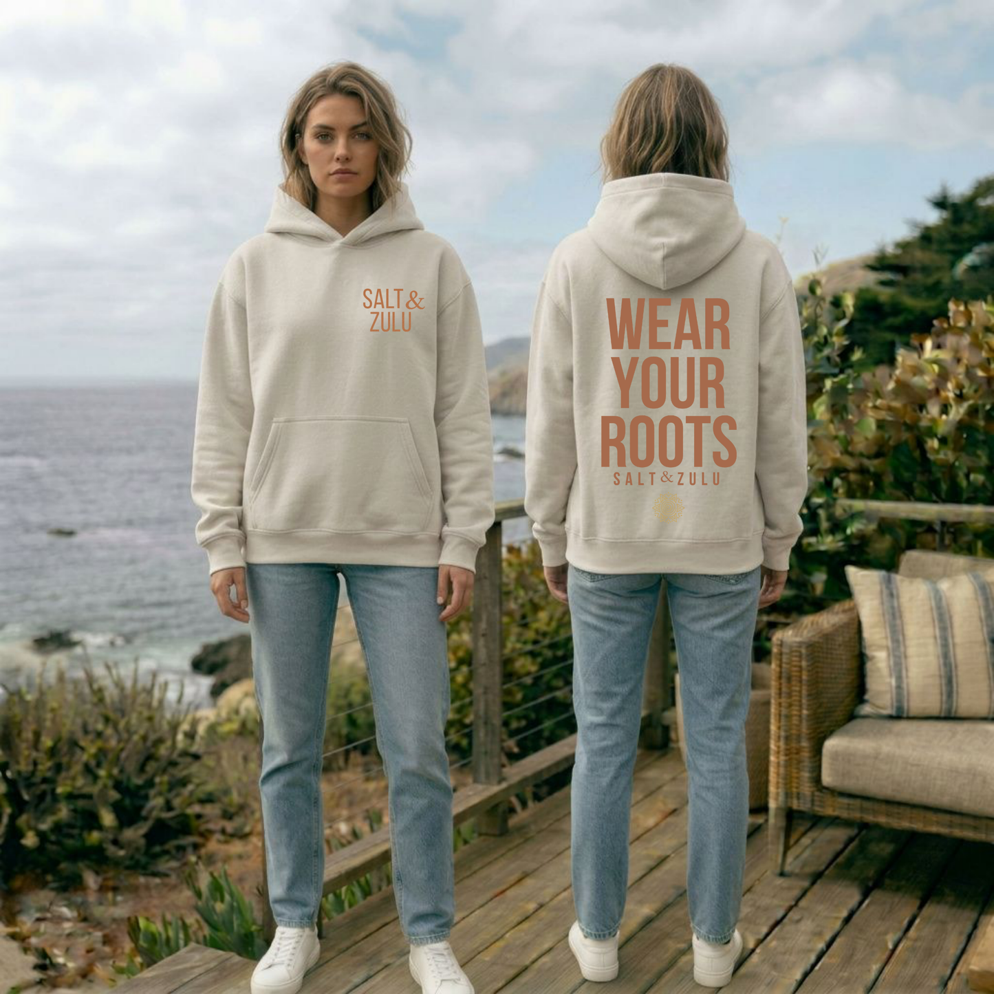Wear Your Roots Box Hoodie - Women’s