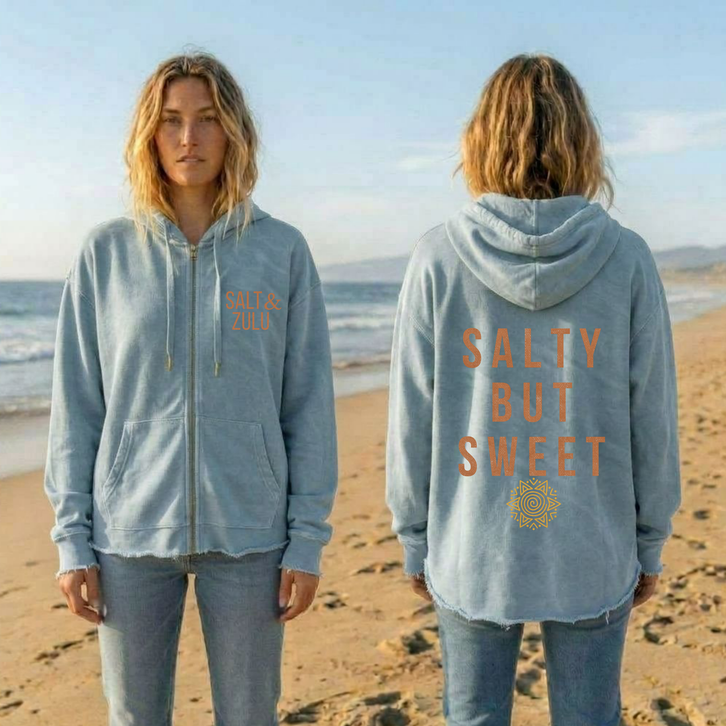 Salty But Sweet Wave Wash - Women’s Hoodie