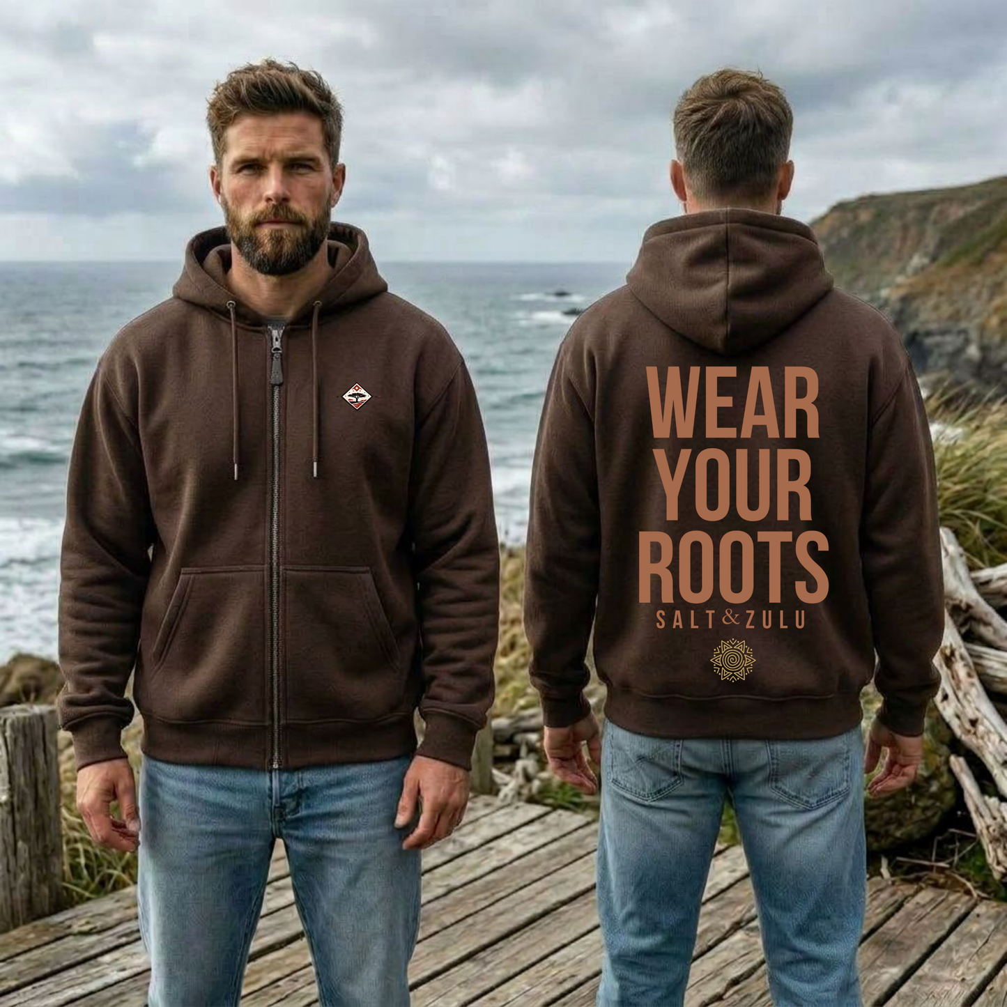 Wear Your Roots Zip Hoodie - Men’s