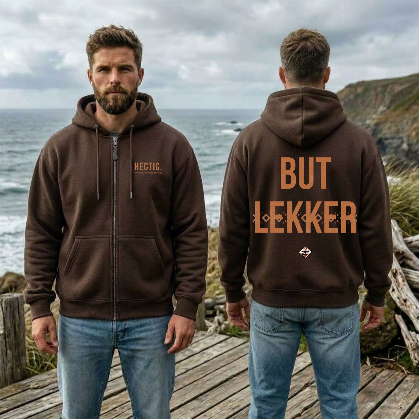 Hectic But Lekker Zip Hoodie - Men’s