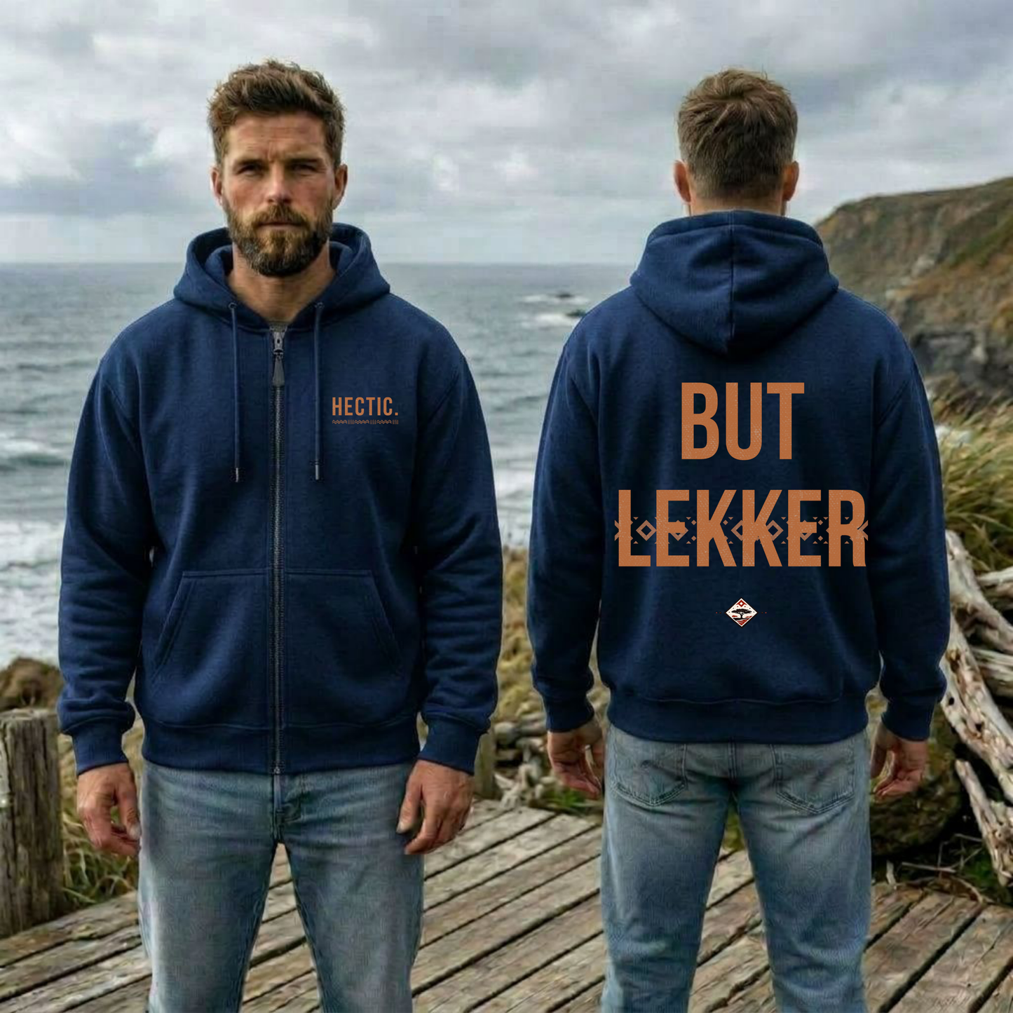 Hectic But Lekker Zip Hoodie - Men’s