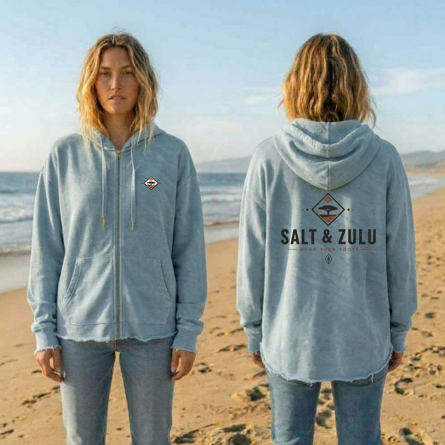 Salt & Zulu Wave Wash - Women’s Hoodie